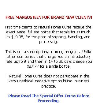 Free Mangosteen Online
                        Special Offer Terms